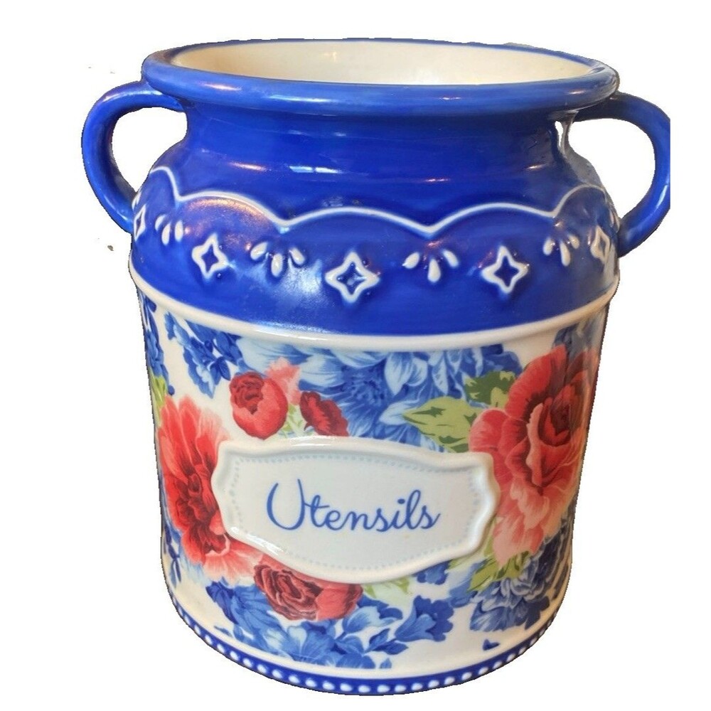 Pioneer woman Heritage Floral utensil holder